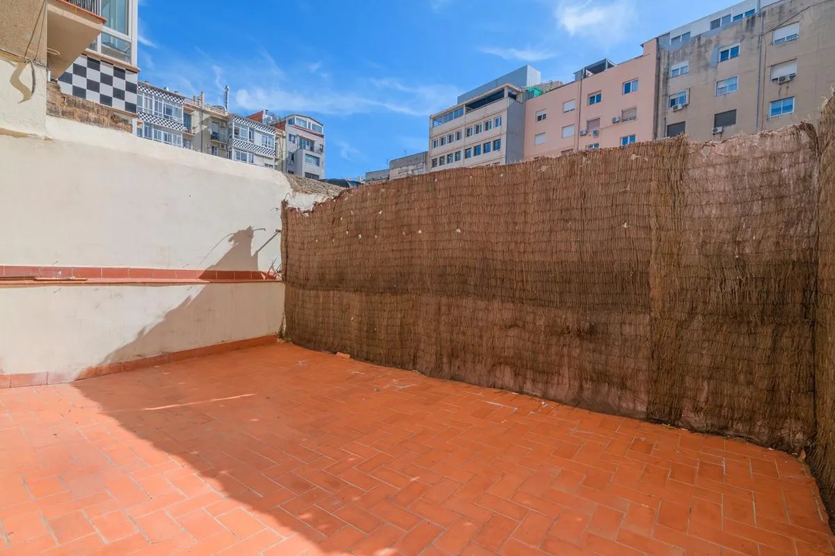 Terraza en estado actual